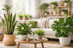 گیاهان مناسب اتاق پذیرایی کدامند؟