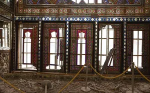 آسیب جنگ به کاخ گلستان (عکس)