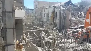 تصاویری از آسیب به کنیسه یهودیان در اثر حمله اسرائیل