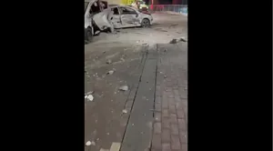 محل اصابت موشک حزب‌الله در شمال سرزمین‌های اشغالی