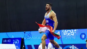 محمدمبین عظیمی طلایی شد؛ قهرمانی مقتدرانه کشتی آزاد ایران در آسیا