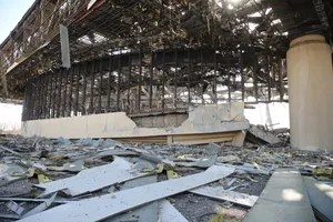 ویدیویی از خسارت‌های حمله به ورزشگاه ۱۲ هزار نفری آزادی