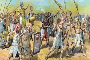 تاکتیک های جنگی مصر باستان ، سلاح ها، استراتژی ها و تجهیزات سربازان