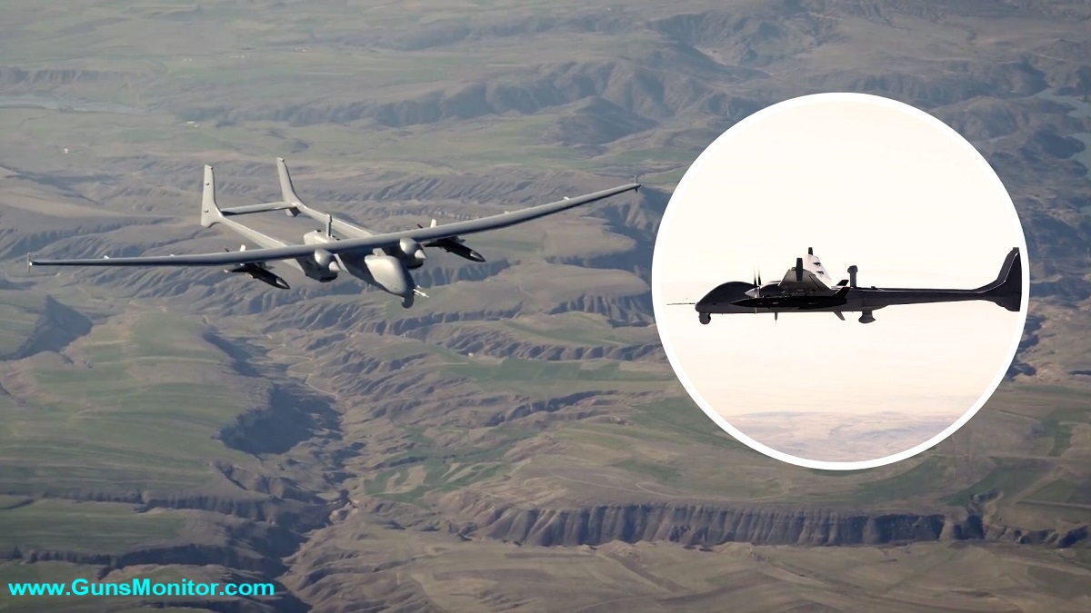 پهپاد آکسونگور در حال حمل پهپاد سوپر شیمشک