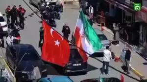 کاروان حمایت از ایران در ترکیه