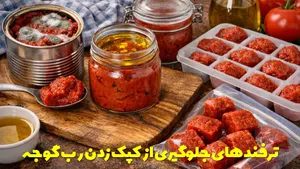 روش‌های جلوگیری از کپک زدن رب گوجه در یخچال