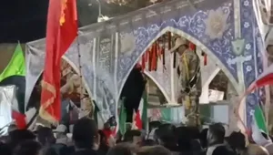 تشییع پیکر ۶ شهید مرزبانی در ارومیه