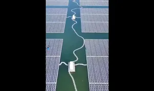 نوآوری چین: پنل خورشیدی شناور همراه با پرورش ماهی و خرچنگ