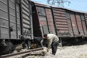 حادثه خروج قطار از خط در ایستگاه پیشوا