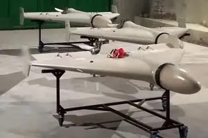 لحظه اصابت پهپاد به میدان نفتی البرزقان