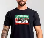 رونمایی از تیشرت «مثل یک ایرانی مبارزه کن» در برزیل