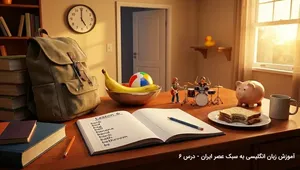 آموزش زبان انگلیسی به سبک عصر ایران / درس ششم