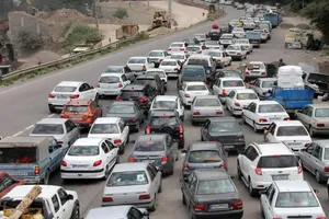 ترافیک سنگین در جاده‌های چالوس و هراز