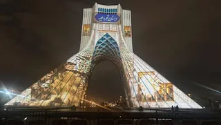 ویدئو مپینگ روز دختر در میدان آزادی تهران اجرا شد