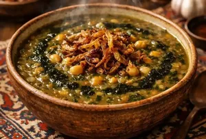 طرز تهیه آش سرکه سنتی و مجلسی ، مخصوص افطار