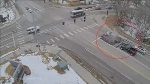 فرونشست خیابان در نبراسکا آمریکا