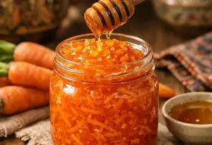 طرز تهیه مربا هویج با عسل؛ شفاف، خوشرنگ و با ماندگاری بالا
