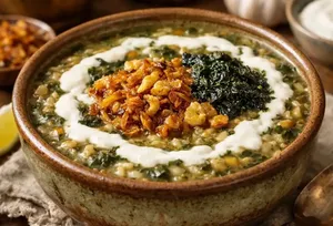 طرز تهیه آش جو با کشک ، آش سنتی ایرانی