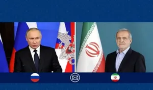 گفتگوی تلفنی پزشکیان و پوتین درباره آتش بس