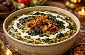 طرز تهیه آش رشته ماه مبارک رمضان بدون نخود