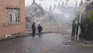 تصاویری از هدف قرار گرفتن دانشگاه علم و صنعت تهران
